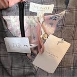 Ted Baker NWT  Gray Check Ristad Dress 14 Photo 8