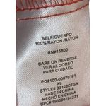 Democracy  Womens Tops Tank Floral Eyelet Boxy Fit Sleeveless Pullover Red Sz. XL Photo 2