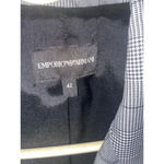 Emporio Armani Women's Blazer Size 42 Gray Plaid Photo 1