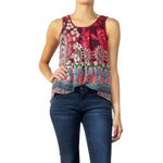 Desigual  Maglia Donna Layered Sleeveless Tank Top XS Photo 2