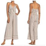 Nimi K Bow Front Striped Jumpsuit Photo 1