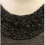 Lavish ~ Top/Blouse ~ Size Small ~ Black ~ Beaded Neckline Photo 3