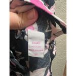 Victoria's Secret Victoria’s Secret Black With Pink Lips Pajama Set Woman’s Size Small Photo 6