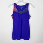Athleta Supercharged 2 in 1 Tank In Elecrto Vibrant Cobalt Athleticwear Top XS Photo 2