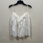 ALC Frank NWT A.L.C. Cotton Lace-Trimmed Camisole size small tank top blouse lace Photo 1