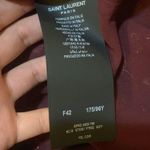 Saint Laurent  Fil Coupe Pois Disperse Bordeaux size 42 Photo 4