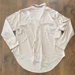 Lane Bryant  Long-Sleeve Button-Down Satin Shirt Champagne size 20 New with Tags! Photo 5