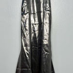 Princess Polly NEW Metallic Backless Halter Silver Mini Dress | 4 (small) Photo 0