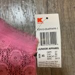 Dream out loud by Selena Gomez Y2K K-Mart Dream Out Loud by Selena Gomez Pink Lace Crop Top Junior XS NWT Photo 4