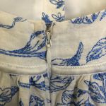 For Love & Lemons White and Blue  Maisie May Mini Dress Size L Photo 10