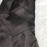 David Meister DAVID MEISTER Brown Satin Low Cut Cocktail Dress Sleeveless Bodycon Sexy Size 2 Photo 5