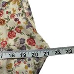 Vintage 90s Adjustable Cream Floral Hippie Cottagecore Flower Pattern Ro… Pink Size 20W Photo 3
