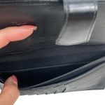 Loewe Black Smooth Leather Bifold Long Wallet Women Made in Spain Photo 12