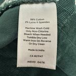 Talbots  Womens Size 12 Straight Leg 5 Pocket Corduroy Pants Emerald Green Photo 5