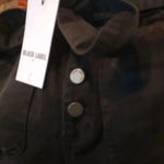 Black Label  High Rise Ankle Skinny‎ Jeans Button Fly Size Large Photo 4
