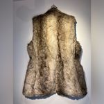 Banana Republic NWT Mock Collar Faux Fur Vest Cinch Waist Fully Lined XL Photo 8