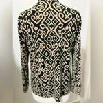 Chico's Additions by Chico’s  Sweater Cardigan Jacket size 1 Small Brown Black Photo 1