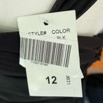 Betsy and Adam  Sleeveless Illusion Cutout Gown Black Sz 12 Photo 6