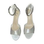 Journee Collection Connor jeweled strap open toe satin wedges Photo 7