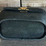 Vintage Frenchie of California Black Suede Bag / Purse Gold Chain Photo 4