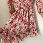 MISA Los Angeles MISA LA Poppy Mini Dress Red Floral Photo 5