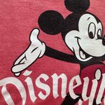Disney Unisex Disneyland Parks Vintage Classic Mickey Red Crewneck Sweatshirt Size M Photo 2