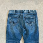 Silver Jeans Destructed Skinny Girlfriend Jeans Mid Rise Womens Size W34 L29 Photo 4