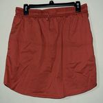 Sundry  for EVEREVE size 2 woven Sunday skirt brick color with pockets bungee nwt Photo 0