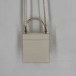 Neely & Chloe No 19‎ Mini Lady Bag White Saffiano Leather Crossbody Hand bag Photo 12