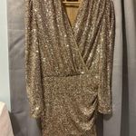 Generation Love Miley Sequin Mini Dress Champagne Size Small NWOT $385 Photo 1