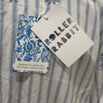 Roberta Roller Rabbit NWT Roller Rabbit Size S M Cotton Embroidered Floral Tunic Blouse Boho Cottage Photo 5