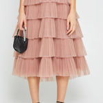 Few‎ Moda o.p.t Ricci Tiered Tulle Midi Skirt Photo 0
