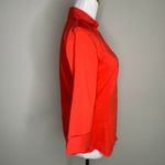 Fitted Zac & Rachel Red Button Up Blouse Sz Small Photo 3