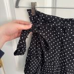 ZARA Black and White Polka Dot Skort with Tie Photo 1
