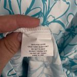 Princess Polly  Blue White Floral Front Slit Demure One Shoulder Maxi Dress Med. Photo 4