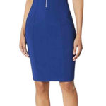 Likely Blue Bodycon Jaden Dress Spaghetti Straps Front Zipper Womens Size 0 New Photo 0