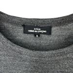 Comme des Garcons Tricot Charcoal Gray Wool Jersey Midi Dress Size Small Photo 4