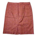 Talbots Women's Pink Floral Confetti Print Pencil Skirt Size 14 Casual Photo 1