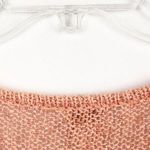 Chico's V-Neck Sequin Orange Open Knit Sweater Size M Photo 7