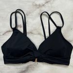 Ralph Lauren LRL Beach Club Solids Black Twist Underwire Bikini Top Size 8 New Photo 1