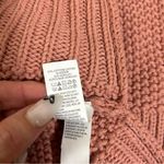 Lucky Brand  | Blush Pink Chunky Knit VNeck Sweater Size S Photo 3