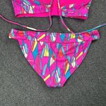 Vineyard Vines Bikini Swimsuit Set Pink Abstract *See Measurements* Large Photo 4