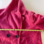 Merona Vintage  Pea Coat Wool Blend Pea Coat Jacket Hot Pink 2XL Photo 4