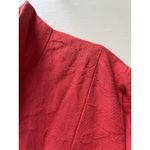 Desigual Long Trench Coat L Red Cotton Tapestry Baroque Fairy Artsy Renaissance Photo 3