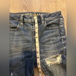 American Eagle Super HiRise Jeggings Size 2 Short Super Super Stretch Distressed Photo 8
