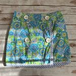 Lilly Pulitzer Button Wrap Skirt in Zebra Floral Print Photo 6