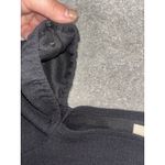 Madewell Crepe Square Neck Puff Sleeve Top Size Medium Black Photo 4