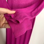 SKIMS Long Sleeve Dress Luxe Limited Edition Fuchsia Shimmer Foil Womens Medium Photo 6