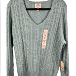 st. john's bay St John’s‎ Bay V-Neck Cable Knit Sweater Womens size 2X Photo 0