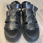 Platform Sandles Black Size 10 Photo 0